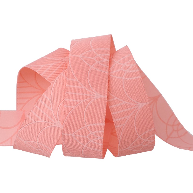 Bridges in Peach – 7/8″ width – Savannah – One Yard