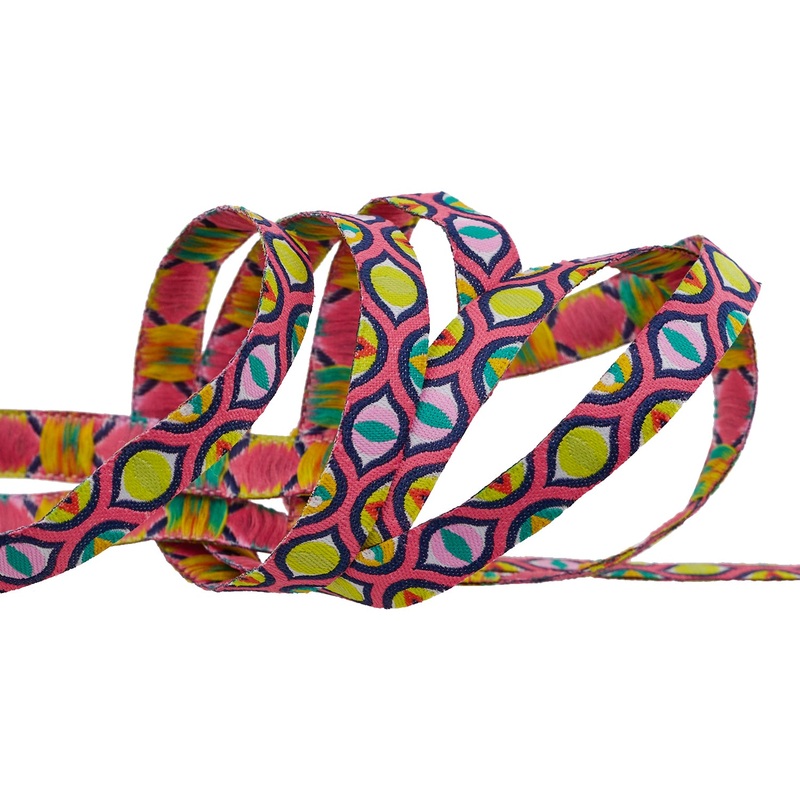 Cat Eyes – 3/8″ width – Tula Pink Tabby Road – One Yard