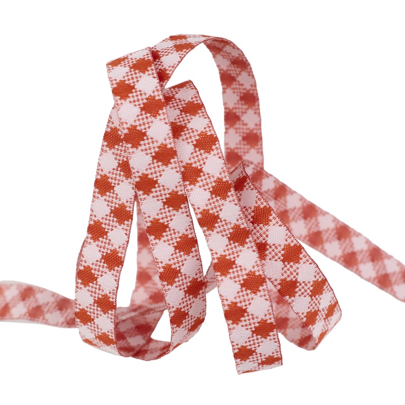 Check It in Barn Red – 3/8″ width – Farmstead by Stacy Iest Hsu – One Yard
