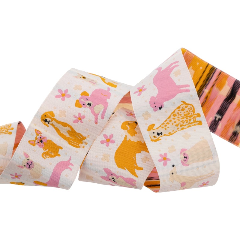 Dog Medley – 1-1/2″ width – Dog Park by Sarah Watts – One Yard