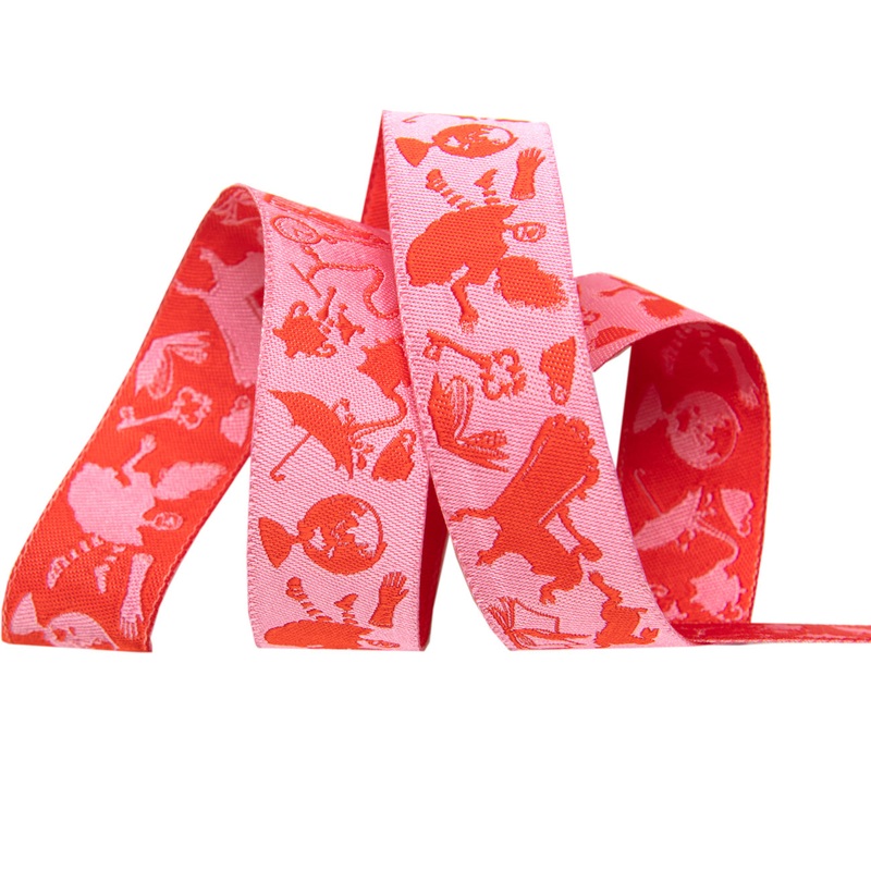 Down the Rabbit Hole Pink-7/8″-Tula Pink Curiouser