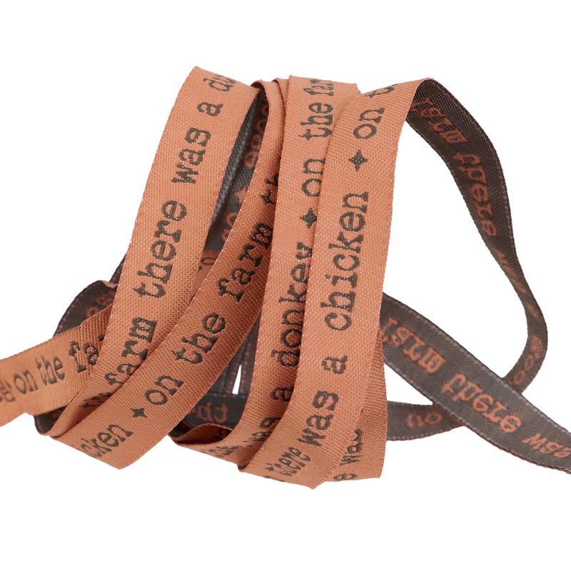 Farm Roll Call in Barn Red – 1/2″ width – Farmstead by Stacy Iest Hsu – One Yard