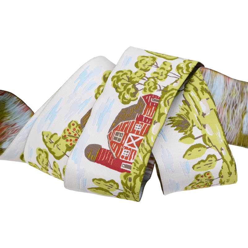 Farmstead in Porcelain – 2″ width – Farmstead by Stacy Iest Hsu – One Yard