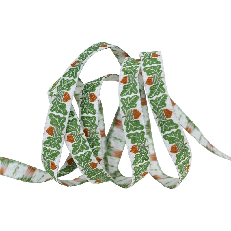 First Day of Fall – Acorn – 3/8″ width – By Loes Van Oosten – One Yard