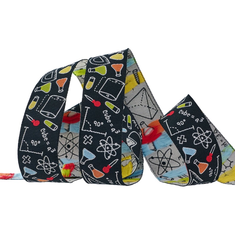 Math ‘n Science – 7/8″ width – Back to School by Stacy Iest Hsu – One Yard