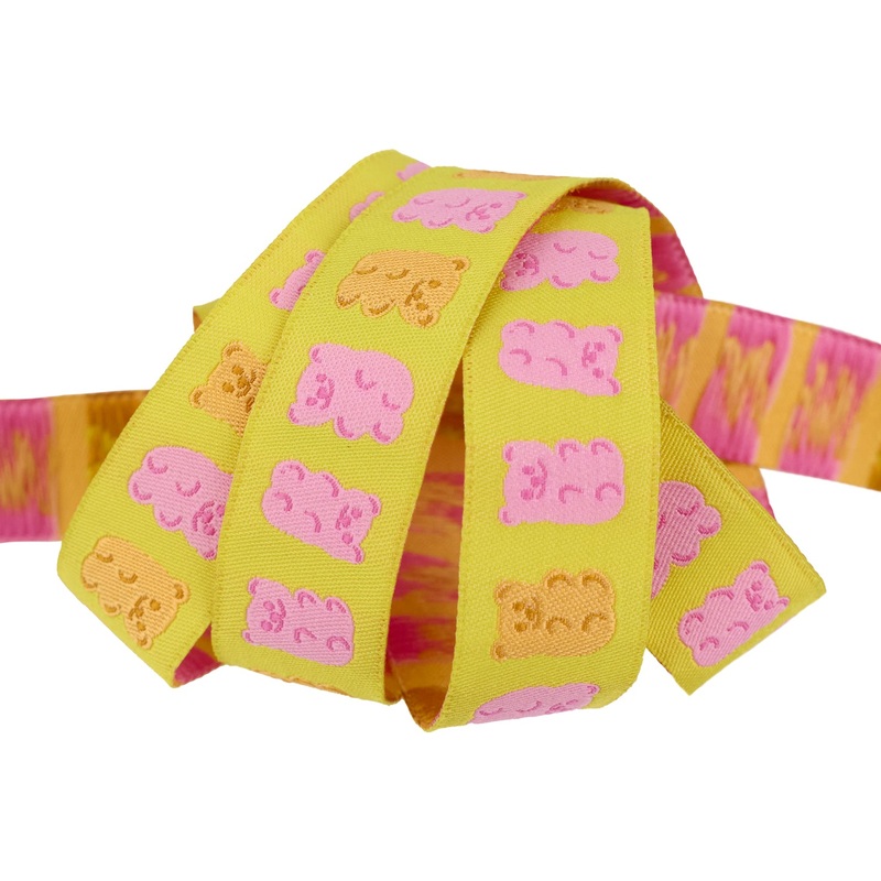 80’s Greatest Hits – Gummy Bears – 7/8″ width – by Kimberly Kight – One Yard