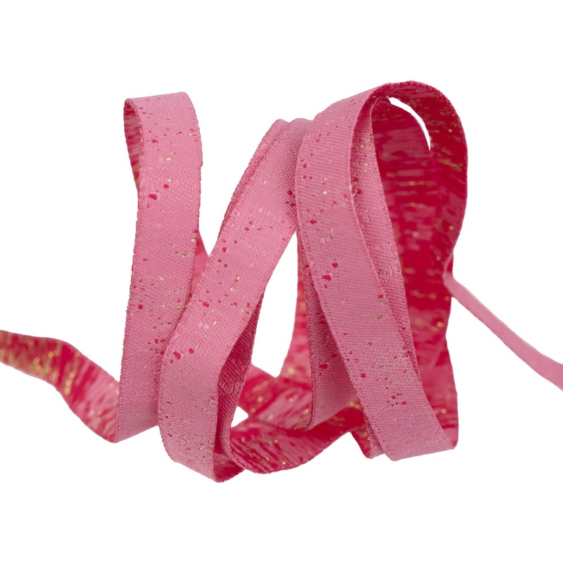 Best of Rashida – Speckled in Pink – 3/8″ width – by Rashida Coleman Hale – One Yard