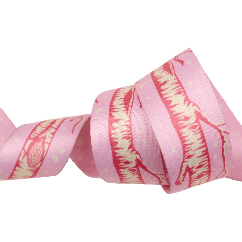 Full Moon Forest II – Big Tree Webbing in Honey – 1-1/2″ width – by Tula Pink – One Yard