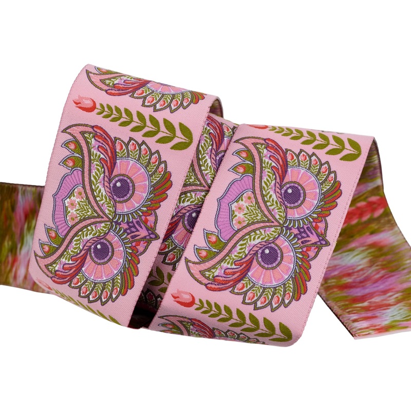 Full Moon Forest II – Hootie Patootie in Honey – 2″ width – by Tula Pink – One Yard