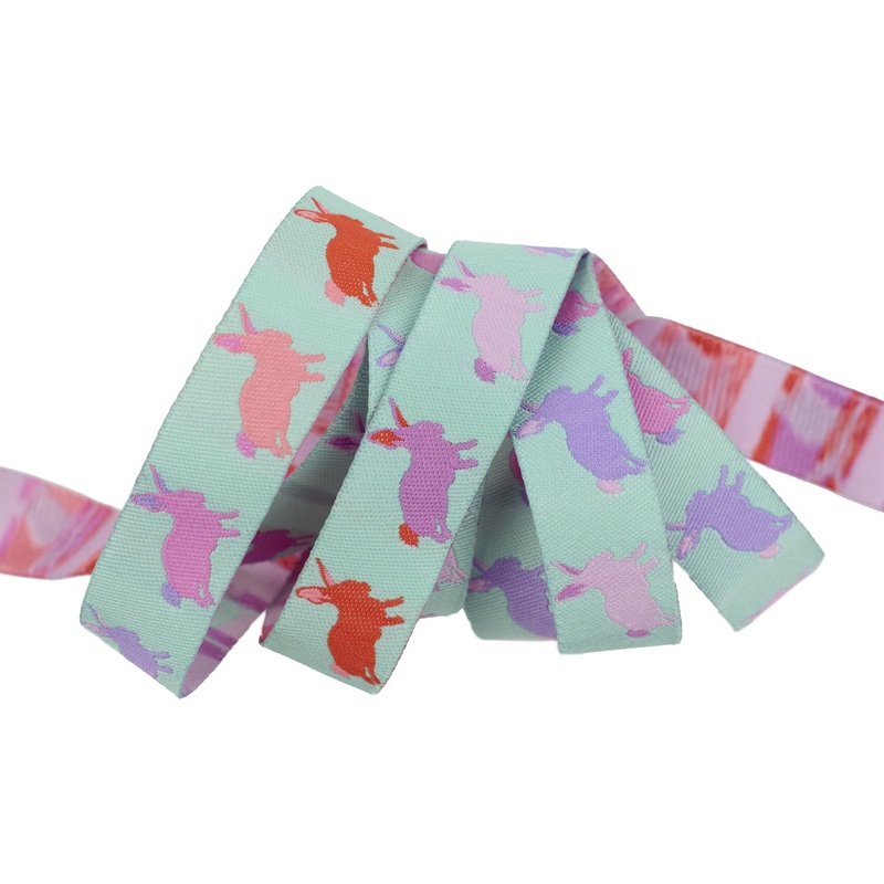 Full Moon Forest II – Hop To It in Blossom – 5/8″ width – by Tula Pink – One Yard