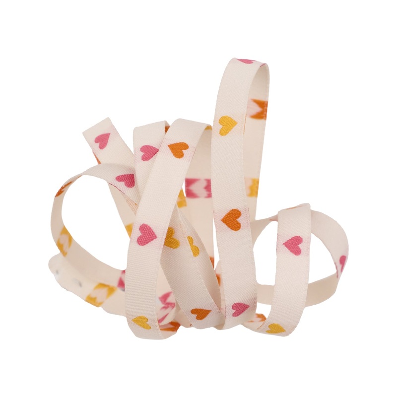 Hearts in Shell Multi – 3/8″ width – Best of Melody by Melody Miller – One Yard