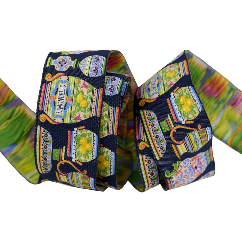 Majolica – 1-1/2″ width – La Dolce Vita by Stacy Peterson – One Yard