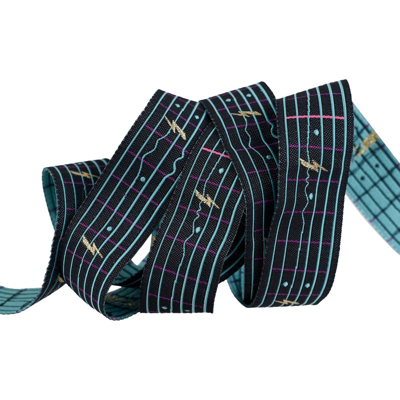 Teddy and the Bears – Fret Board in Black – 7/8″ – by Sarah Watts – One Yard