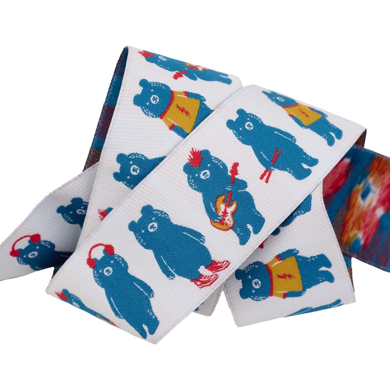 Teddy and the Bears – The Band in Buttercream – 1-1/2″ – by Sarah Watts – One Yard
