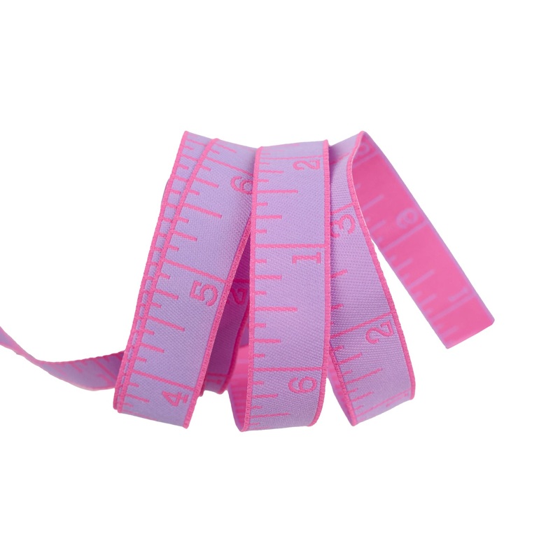 True Colors 2025 – Measure Twice in Bougainvillea – 5/8″ width – by Tula Pink – One Yard