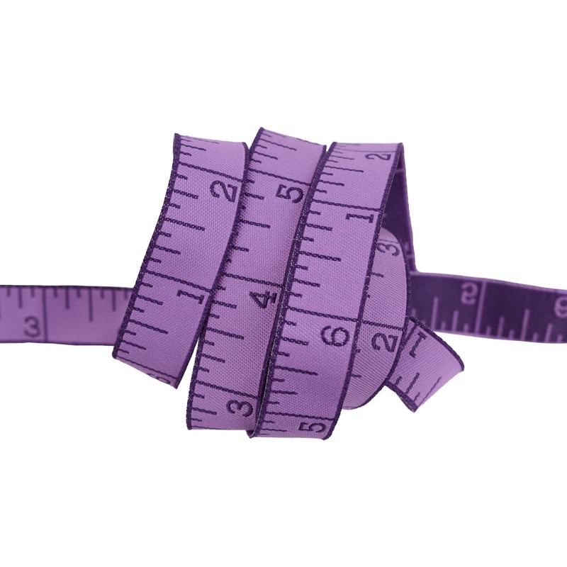 True Colors 2025 – Measure Twice in Foxglove – 5/8″ width – by Tula Pink – One Yard