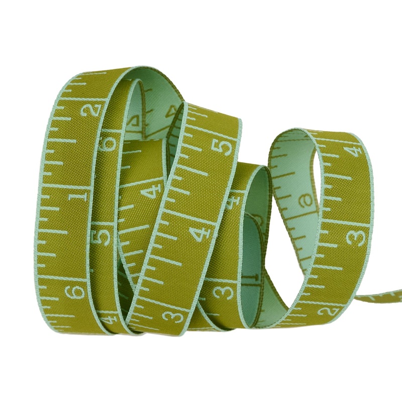 True Colors 2025 – Measure Twice in Mojito – 5/8″ width – by Tula Pink – One Yard