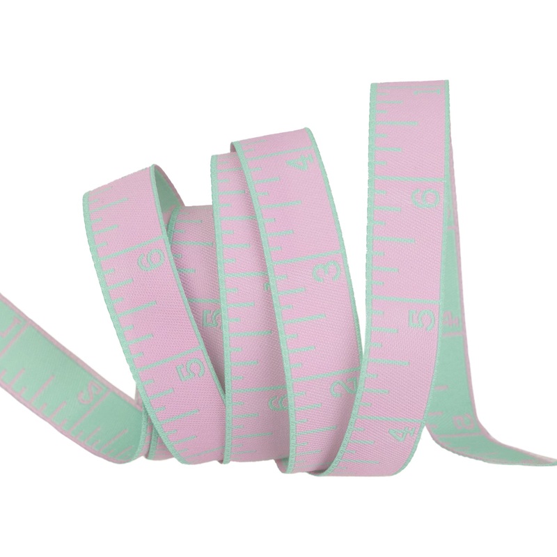 True Colors 2025 – Measure Twice in Piglet – 5/8″ width – by Tula Pink – One Yard