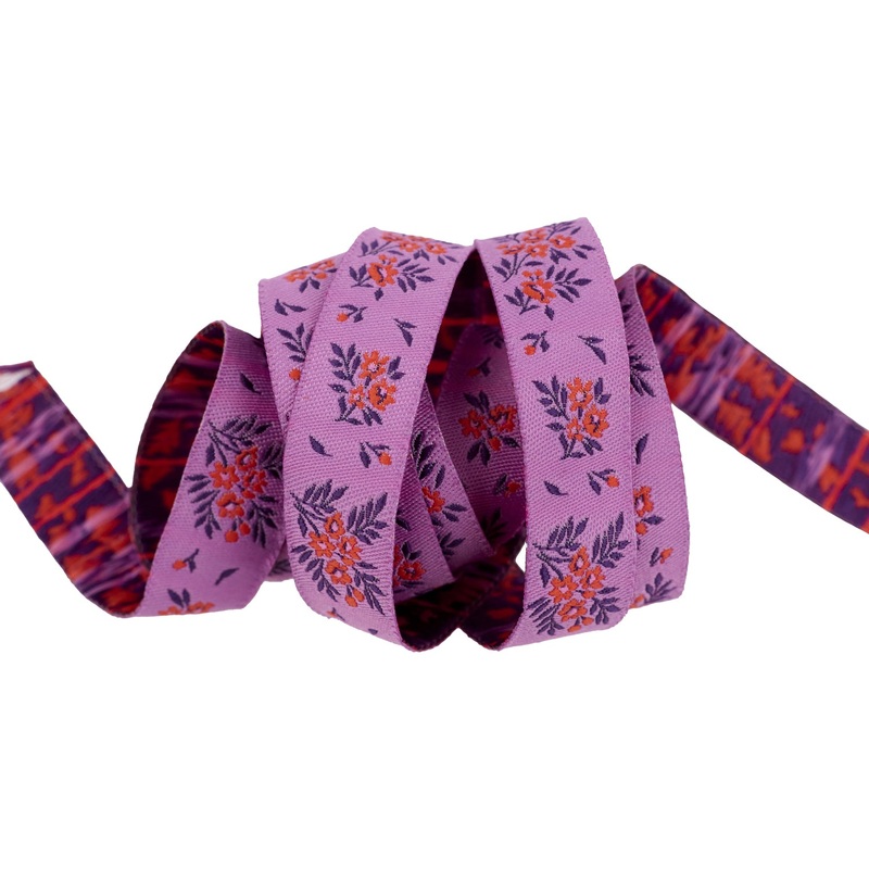True Colors 2025 – What a Ditz in Heliotrope – 5/8″ width – by Tula Pink – One Yard