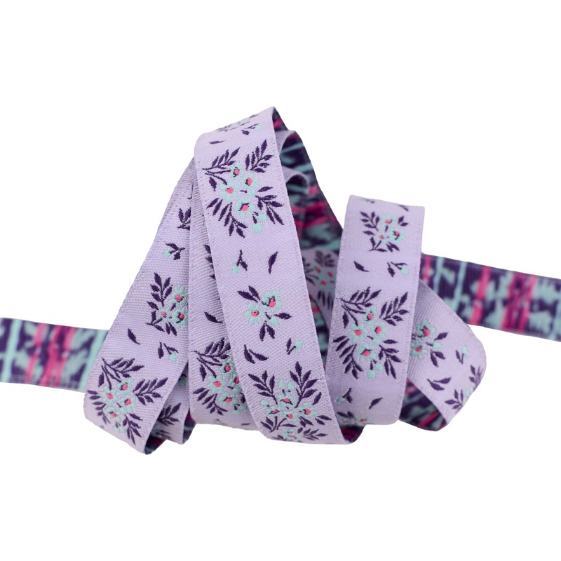 True Colors 2025 – What a Ditz in Viola – 5/8″ width – by Tula Pink – One Yard