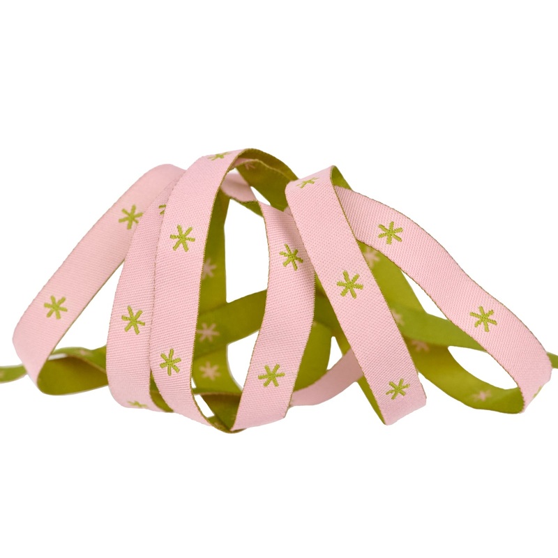 Hearts and Sparks – Spark in Grass – 3/8″ width – by Melody Miller – One Yard