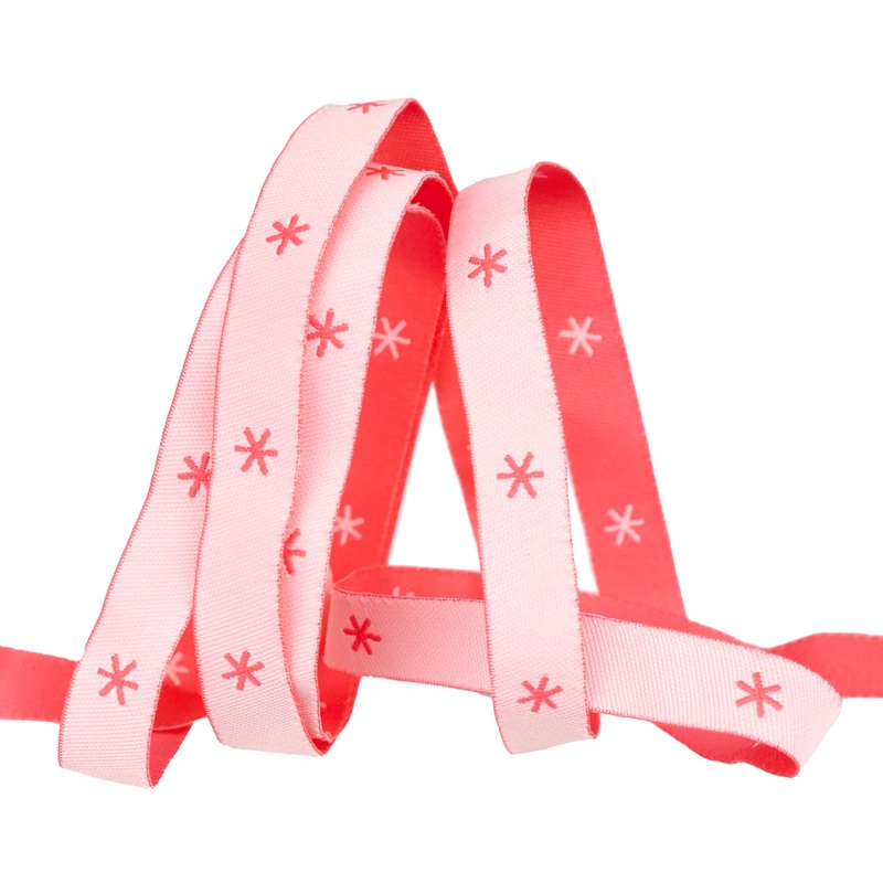Hearts and Sparks – Spark in Hot Pink – 3/8″ width – by Melody Miller – One Yard