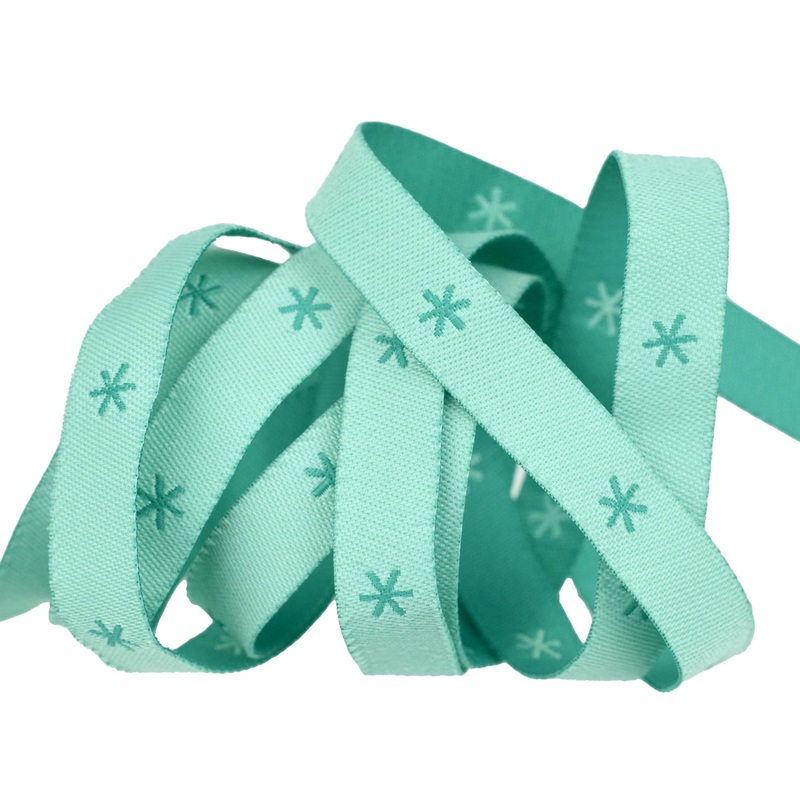 Hearts and Sparks – Spark in Mint – 3/8″ width – by Melody Miller – One Yard