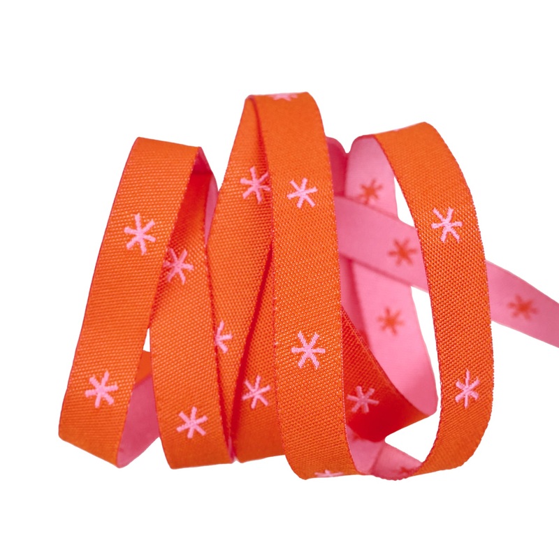 Hearts and Sparks – Spark in Pink – 3/8″ width – by Melody Miller – One Yard