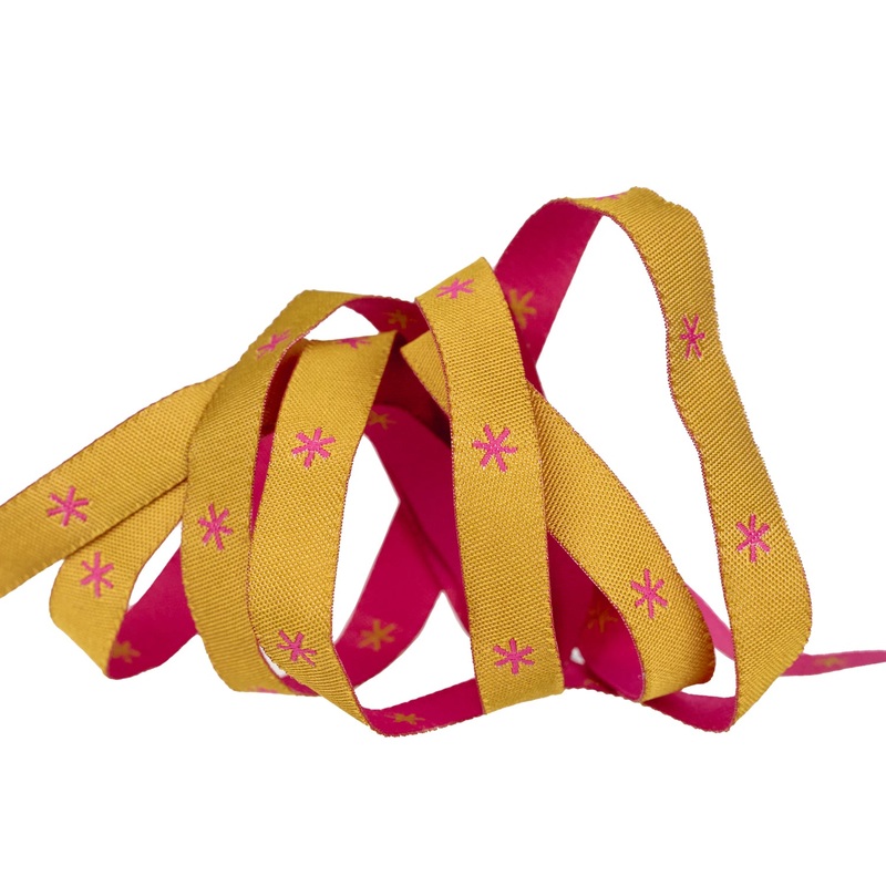 Hearts and Sparks – Spark in Rose – 3/8″ width – by Melody Miller – One Yard
