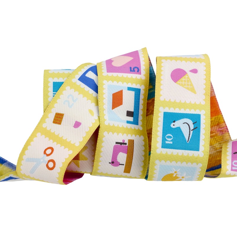 Salutations – Postage – 1-1/2″ width – by Rashida Coleman Hale – One Yard