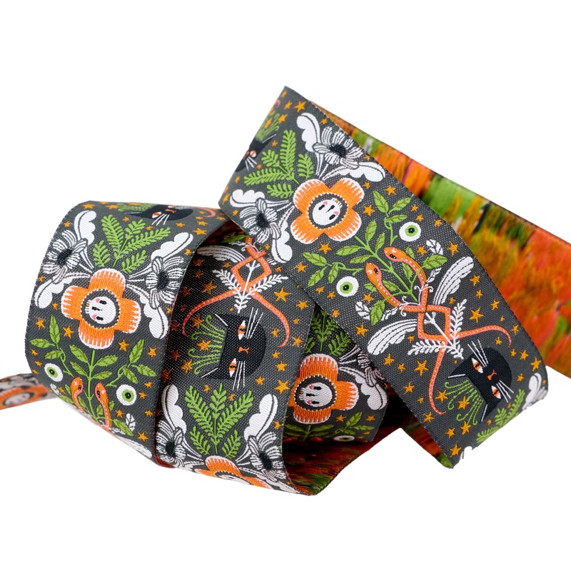 Witchy Ways – Halloweeny – 1-1/2″ width – by Cori Dantini – One Yard