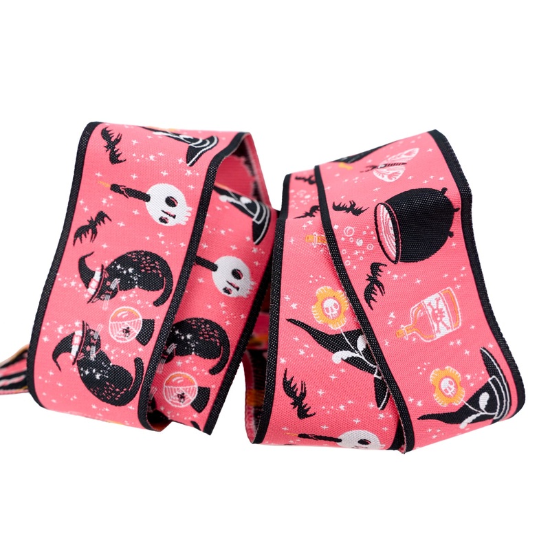 Witchy Ways – Witchy Kitty – 1-1/2″ width – by Cori Dantini – One Yard