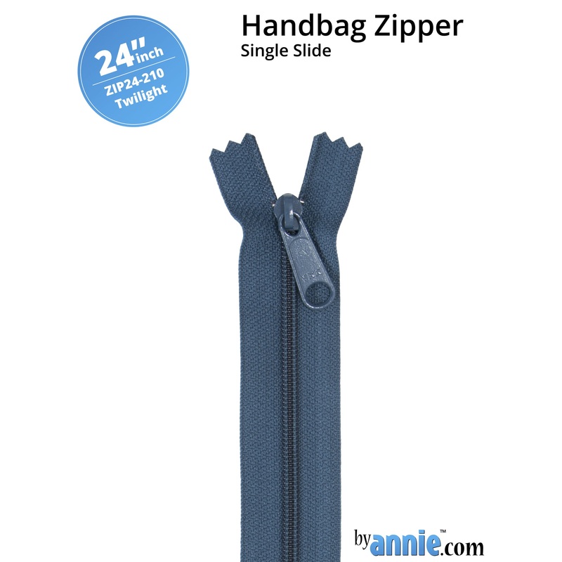 24″ Handbag Zipper – Single Slide – Twilight