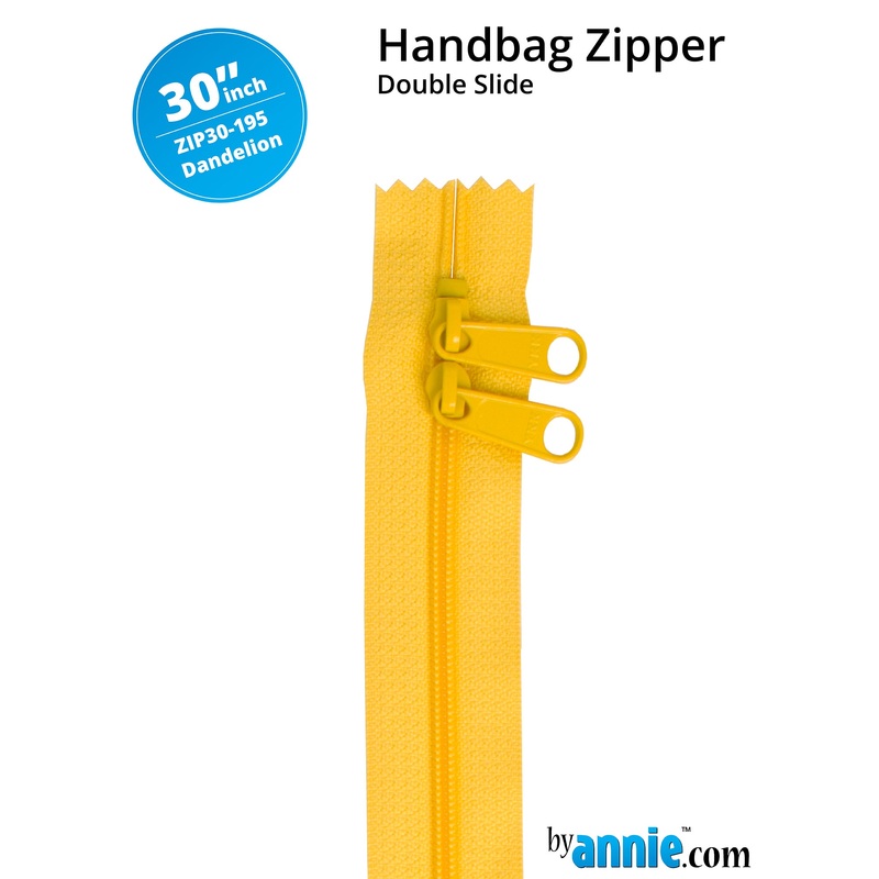 30″ Handbag Zipper – Double Slide – Dandelion