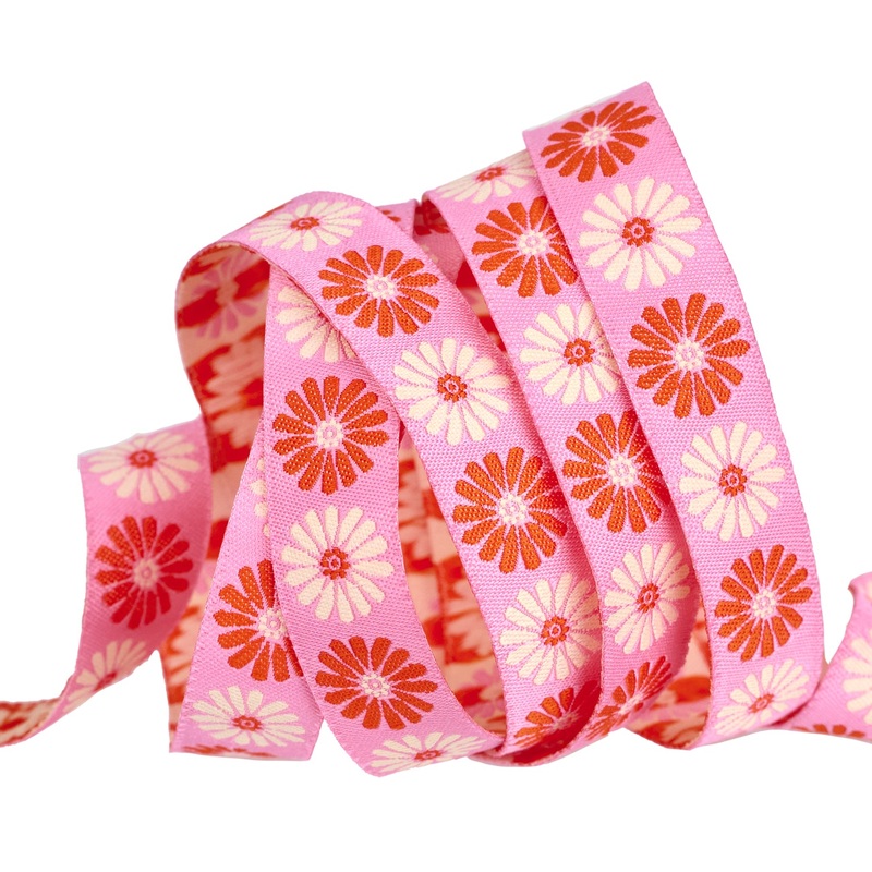 Best Day – Vintage Flower in Posy 5/8″ – by Melody Miller – One Yard