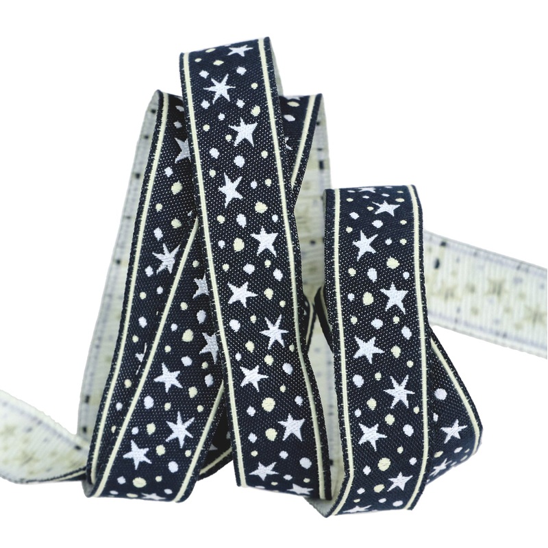 PREORDER – 3, 2, 1… Blastoff – Wish Upon a Star in Night Sky 5/8″ – by Stacy Iest Hsu – One Yard