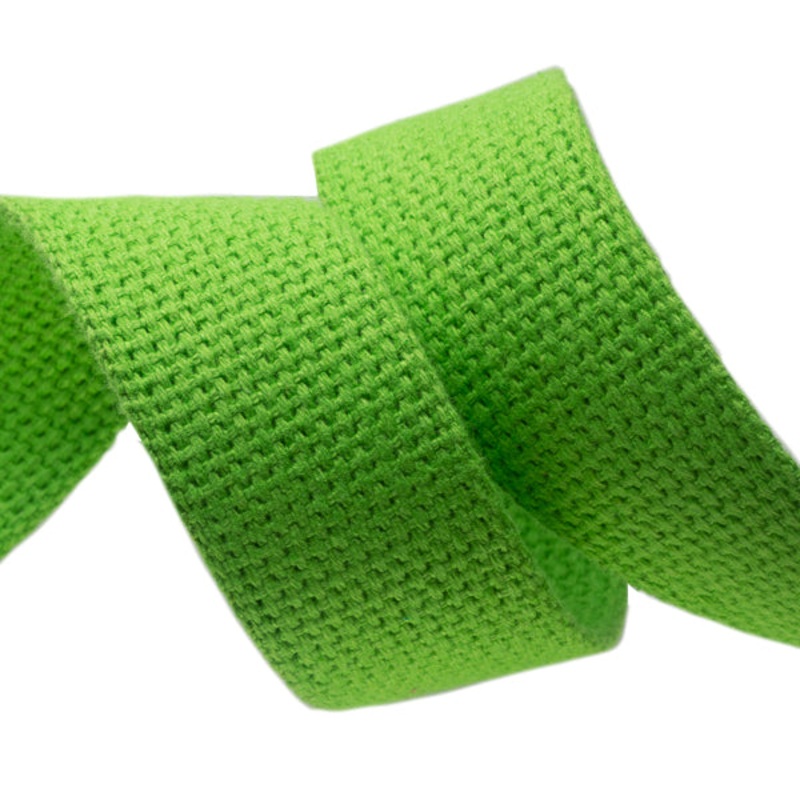 1.25″ Lime Heavyweight Cotton Webbing