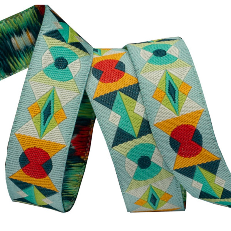 Arrowhead Sunkissed Aqua by Tula Pink – 5/8″ – by the yard