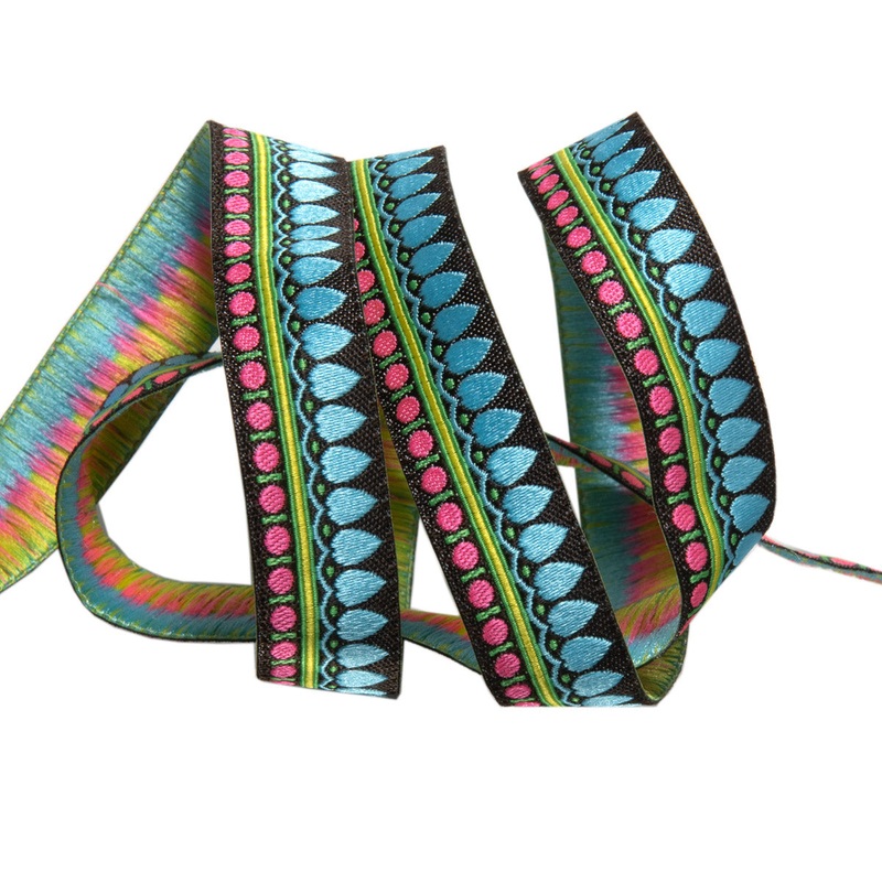 Beautiful Sari Petal Ribbon by Amy Butler – 5/8″ -by the yard