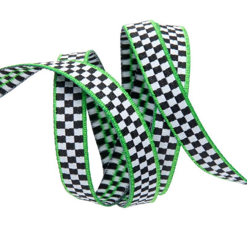 Tiny Checkerboard with Green Edges – 3/8″ width – by Mary Engelbreit – One Yard