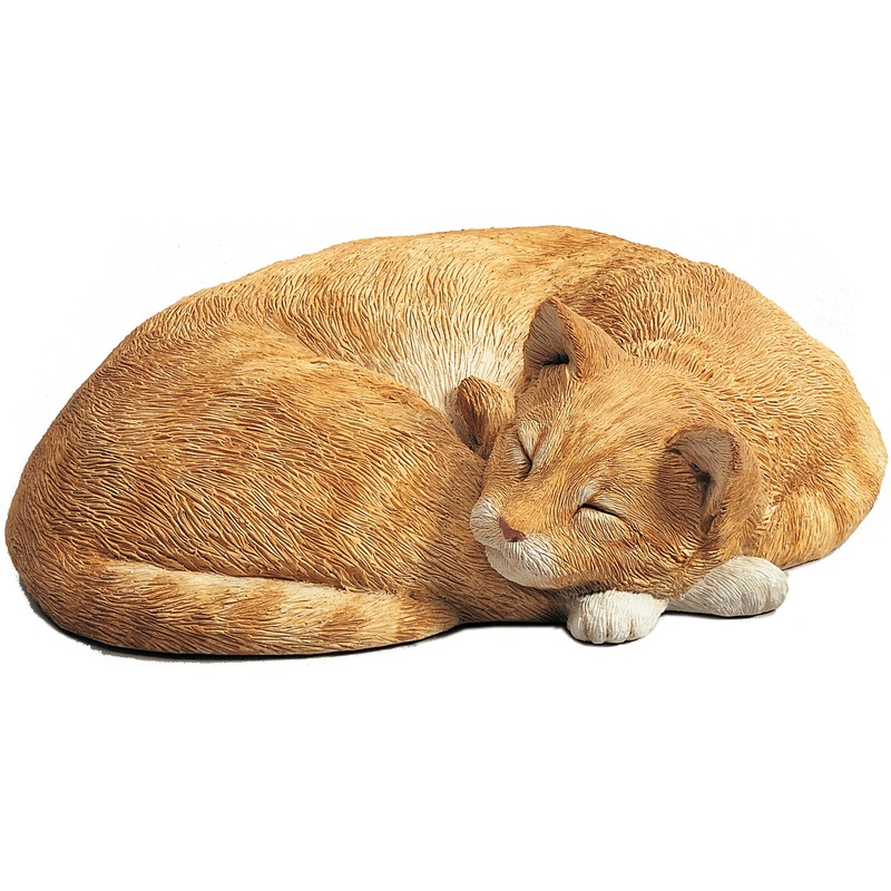 Sandicast “Life Size” Lying Orange Cat