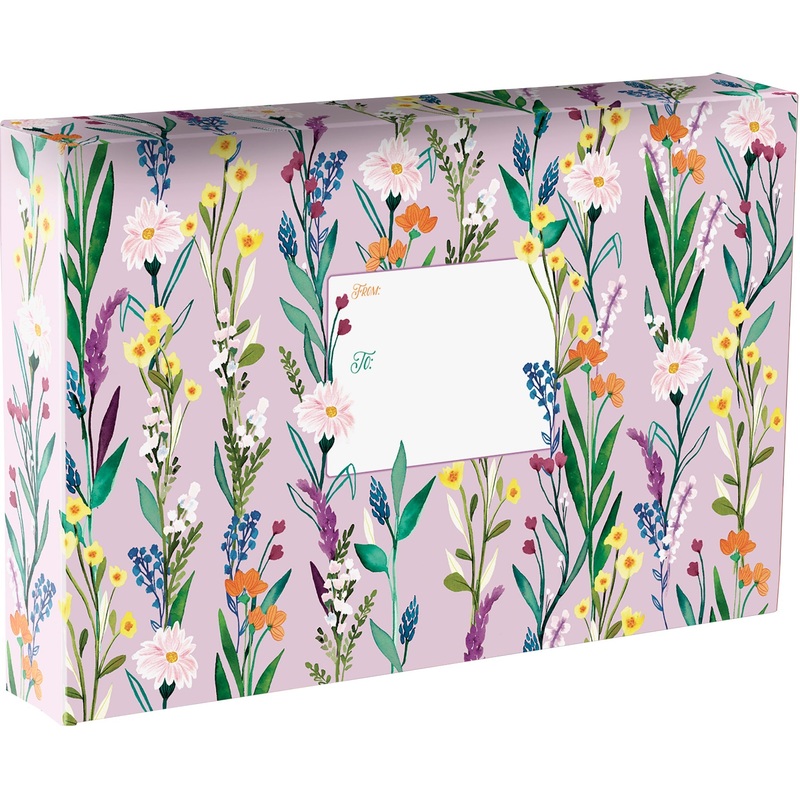 Secret Garden Large Floral Printed Gift Mailing Boxes
