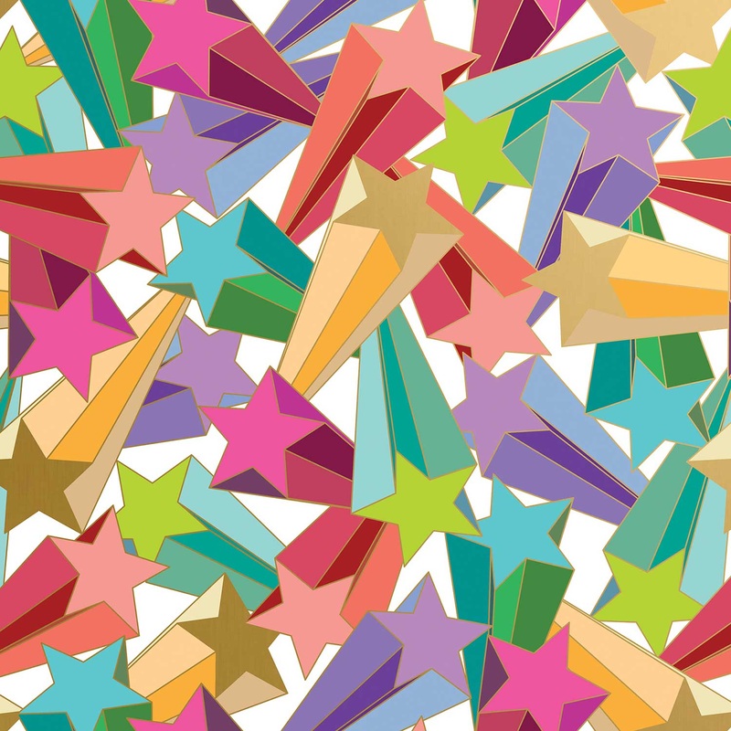Bright Stars Birthday Gift Wrap