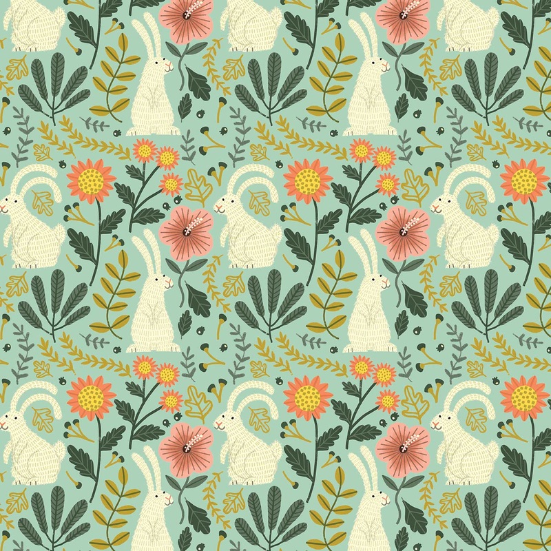 Bunny Rabbits Easter Gift Wrap