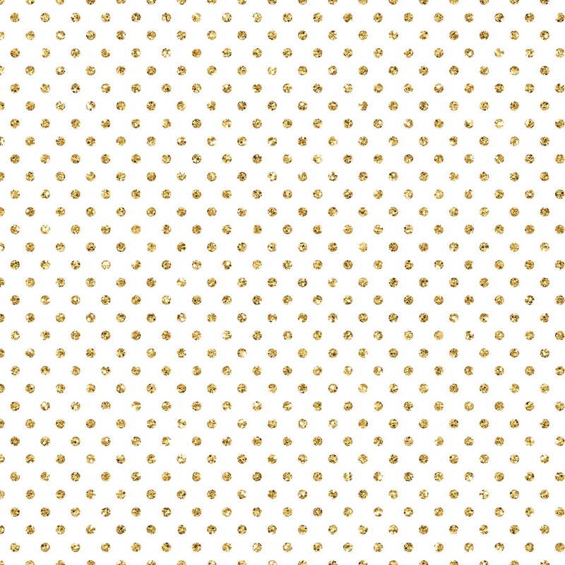 Holographic Gold Dots Gift Wrap