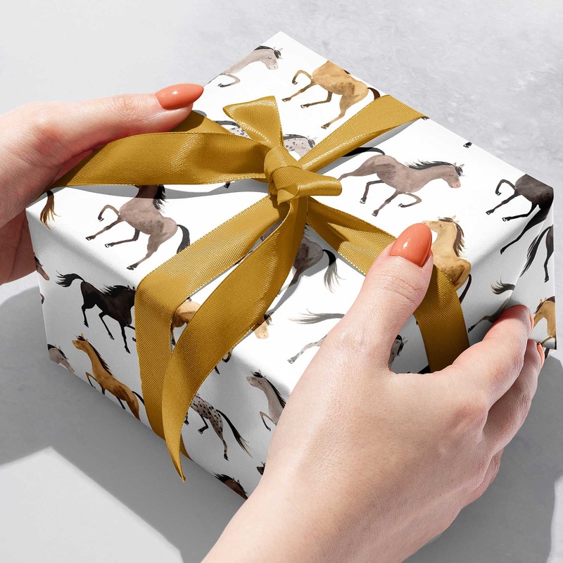 Horses Gift Wrap