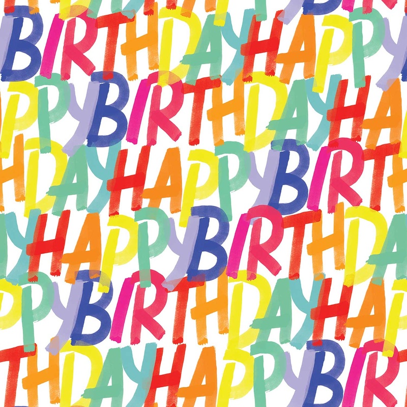 Rainbow Birthday Gift Wrap