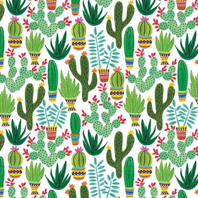 Sedona Cactus Gift Wrap