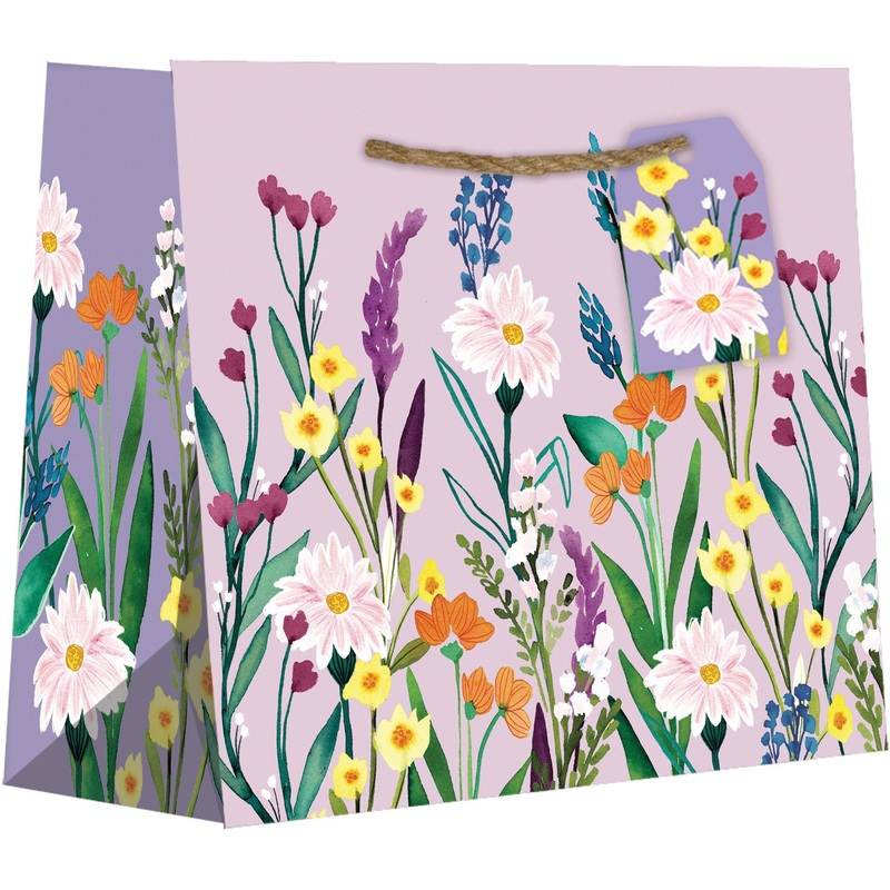 Small Floral Gift Bags, Secret Garden