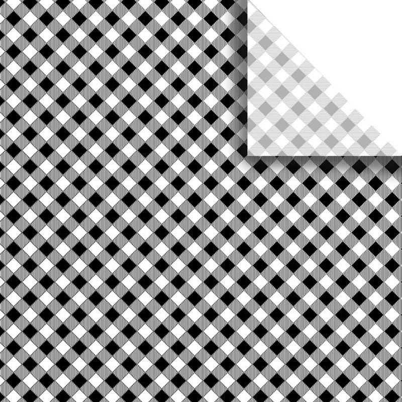 Black Gingham 20″ x 30″ Gift Tissue Paper
